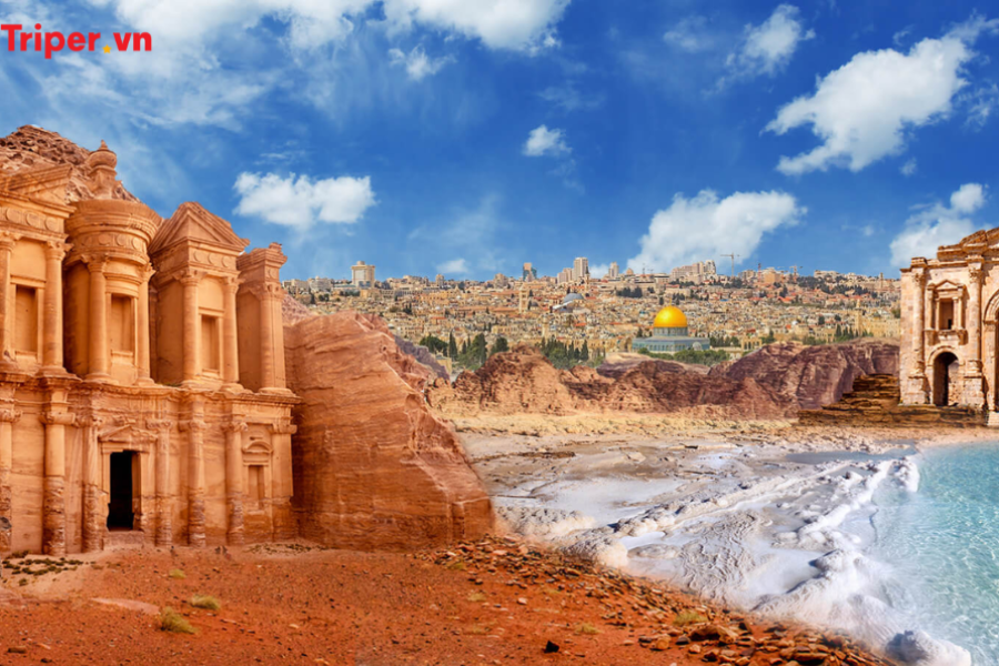 Hành trình khám phá Jordan: Amman - Wadi Rum - Petra - Madaba - Nebo - Biển Chết