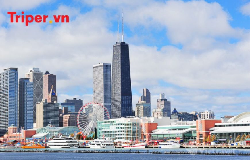 Mỹ: Chicago – Buffalo – Niagara Falls – Vermont – Portland – Boston
