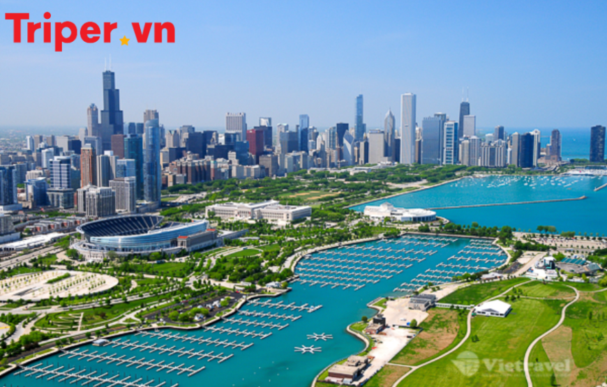 Mỹ: Chicago – Buffalo – Niagara Falls – Vermont – Portland – Boston
