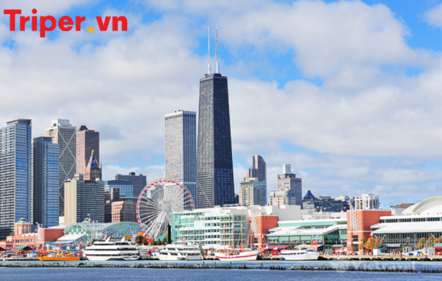 Mỹ: Chicago – Buffalo – Niagara Falls – Vermont – Portland – Boston