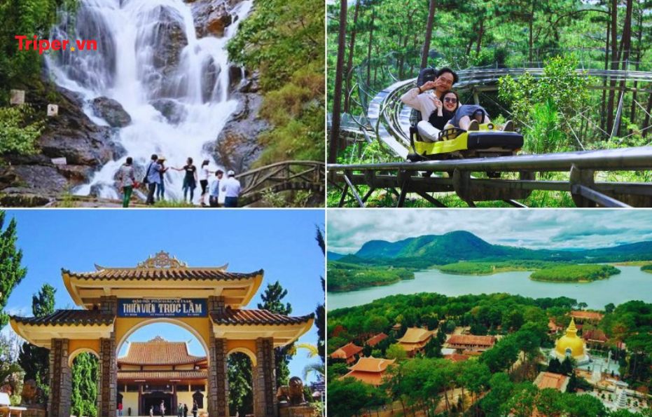 NGÀY 3: THAM QUAN KHU DU LỊCH DATANLA - THIỀN VIỆN TRÚC LÂM - DINH 1 BẢO ĐẠI