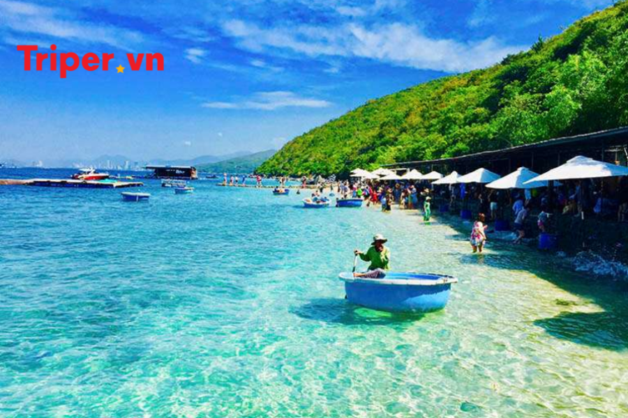 Tour Nha Trang KDL Con Sẻ Tre Tiệc Bar Nổi Vinwonders