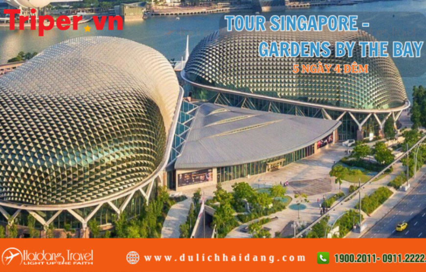 Tour Singapore Gardens By The Bay 5 ngày 4 đêm