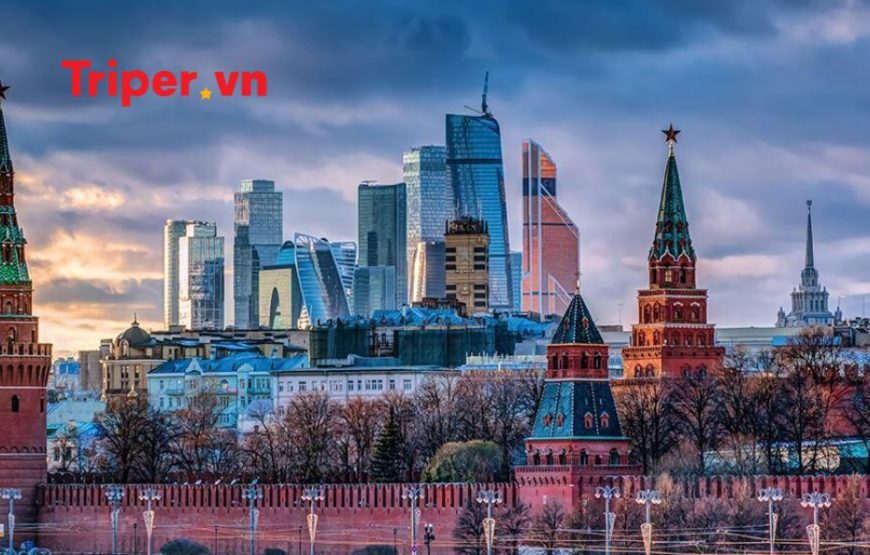 Tour du lịch Nga: Matxcova | St. Petersburg | Giá rẻ 8N7Đ
