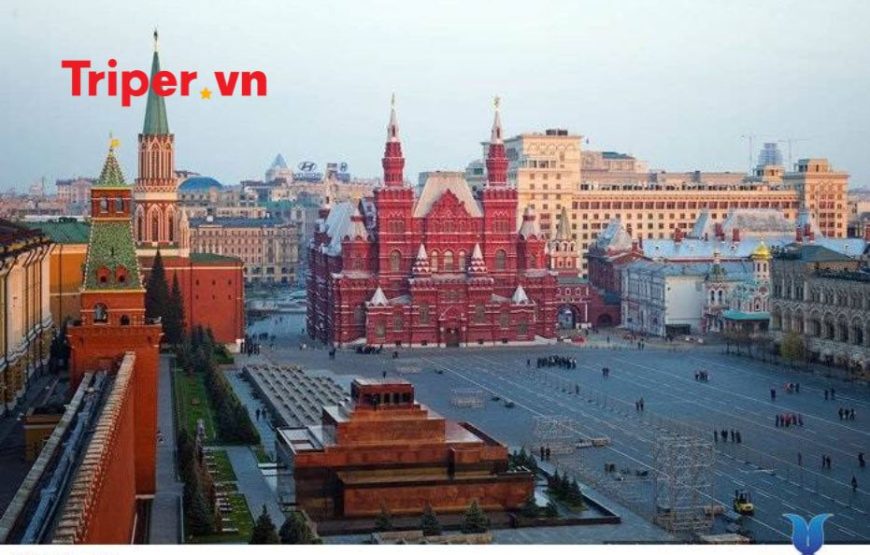 Tour du lịch Nga: Matxcova | St. Petersburg | Giá rẻ 8N7Đ