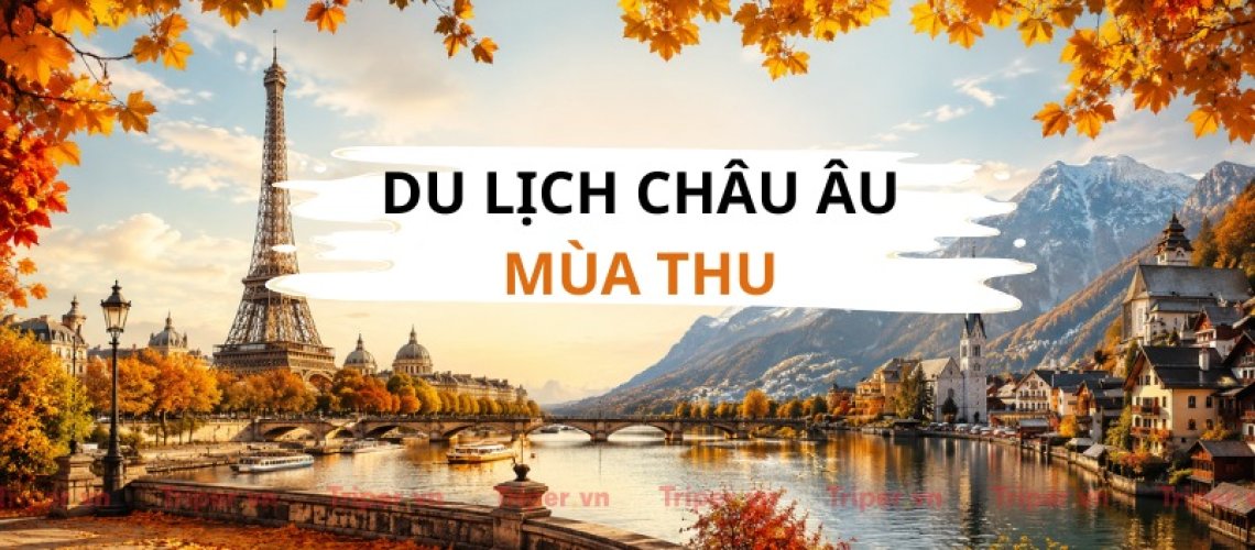 Du lịch châu Âu mùa thu Khám phá mùa lá vàng lãng mạn