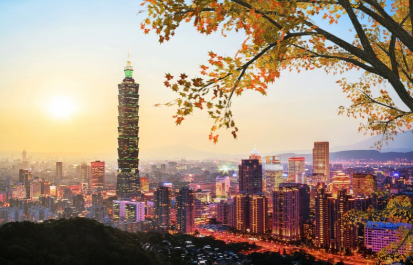 Đài Bắc kết hợp nhịp sống đô thị với cảnh núi đồi quanh thành phố